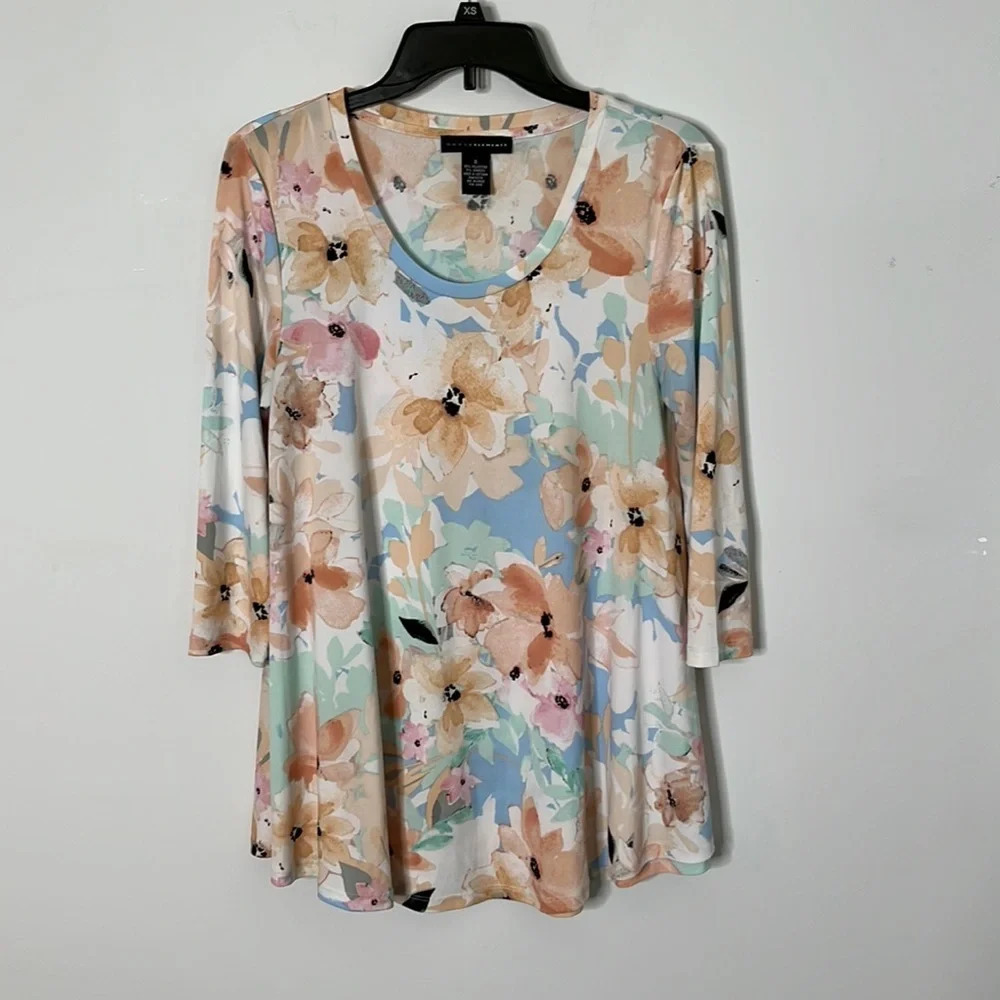 Grace Elements Floral Flowy Blouse